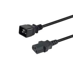 Equip Power Cable Black 1.8 M Iec - 112140
